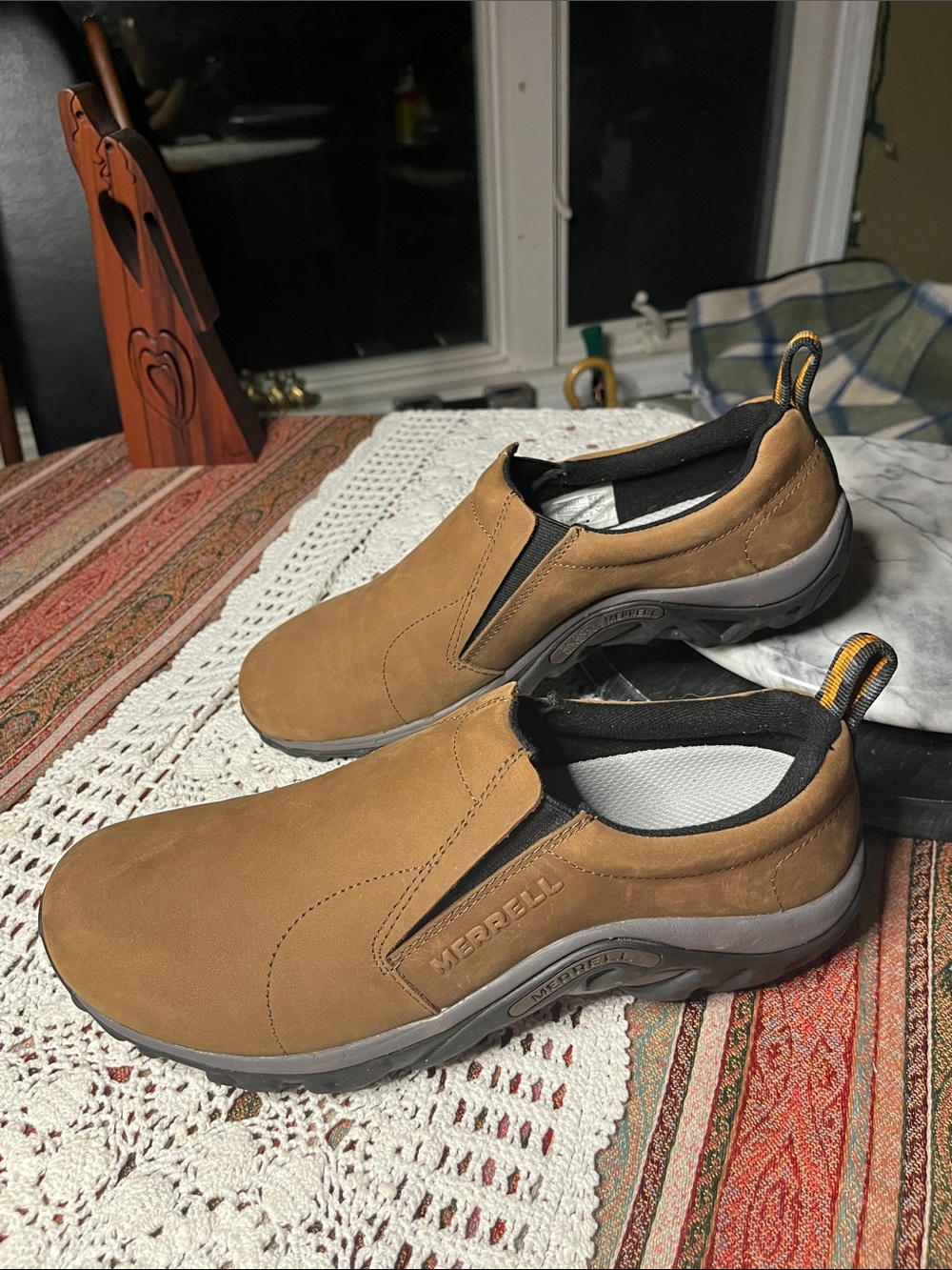 Merrell Men's Jungle Moc brown 11 Slip-On Loafers